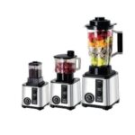 Bowen Robot de Cuisine Multifonction 9500W - BH03 - Blender, Hachoir, Presse-agrumes & Moulin - Inox